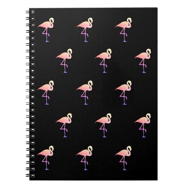 Rosa Flamingos Notizblock (Vorderseite)