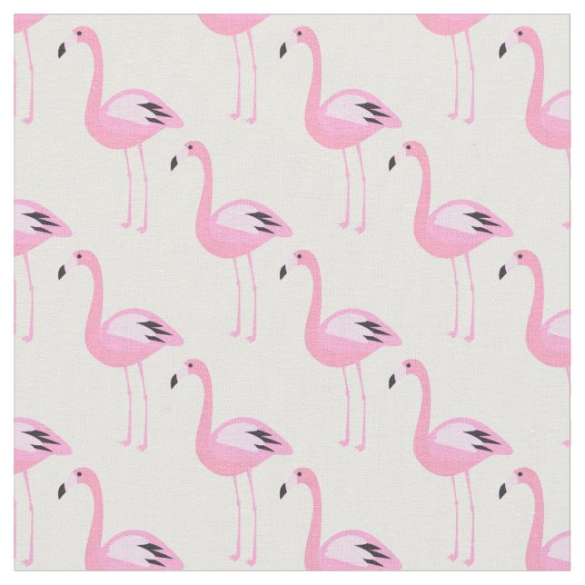 Rosa Flamingos Stoff (Nahaufnahme)