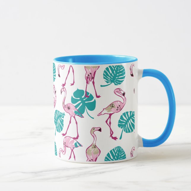 Rosa Flamingos Tasse (Rechts)