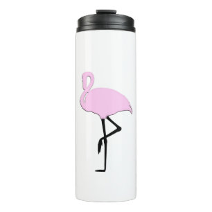 Rosa Flamingos Thermosbecher