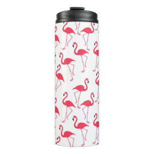 Rosa Flamingos Thermosbecher