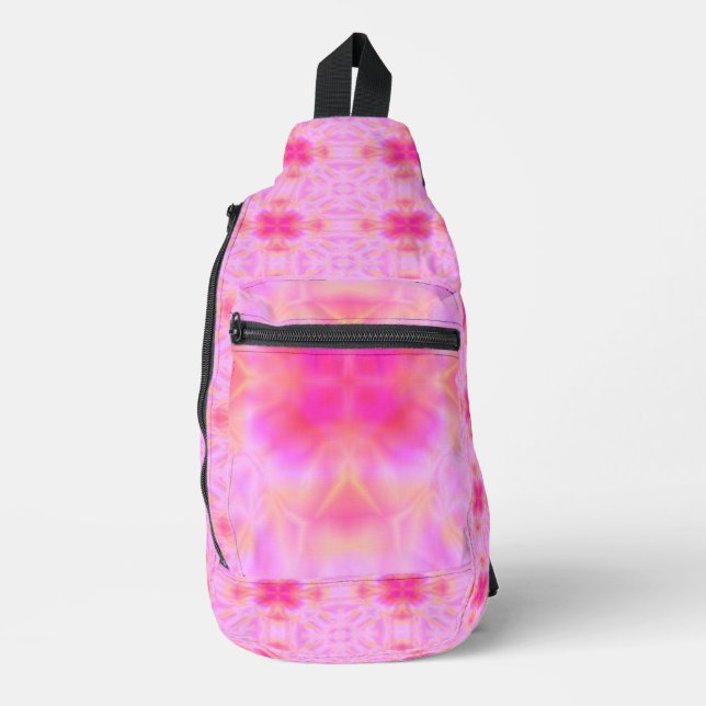 Rosa Flare Crossbody Bag (Vorderseite)