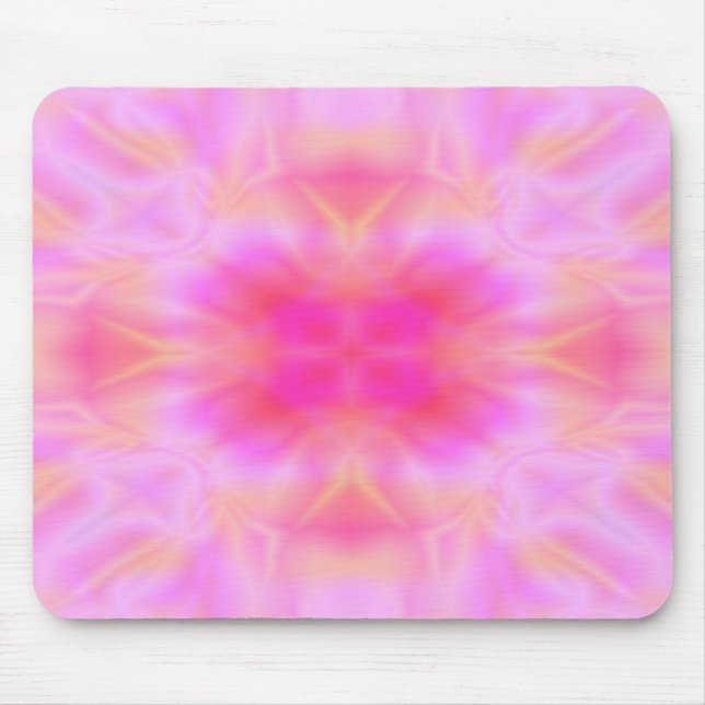 Rosa Flare Mousepad (Vorne)
