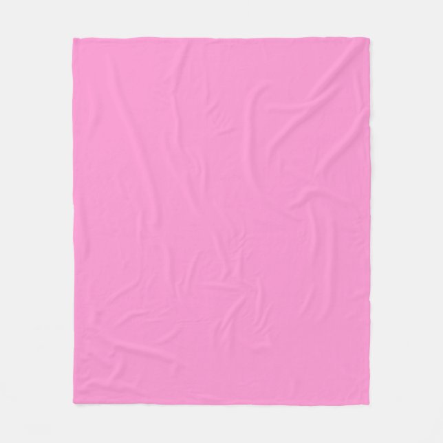 Rosa Fleece Blanket (Vorderseite)
