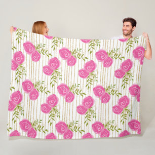 Rosa Fleece Blankon