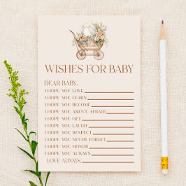 Rosa Flora Carriage wünscht sich ein Baby Dusche S