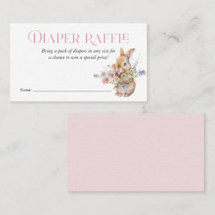 Rosa Floral Aquarellfarbe Sonnenwascher Einlage Visitenkarte