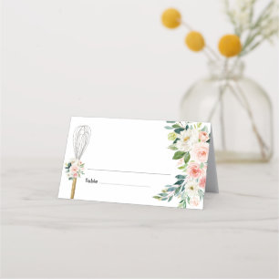 Rosa Floral Brautjungfernparty, die bald entführt  Platzkarte