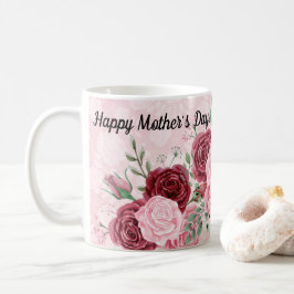 Rosa Floral Kaffeetasse