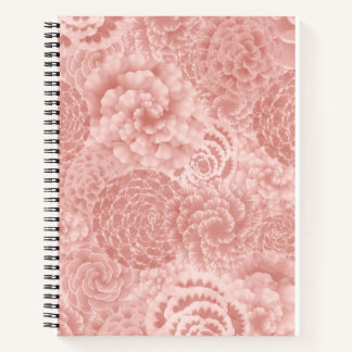 Rosa Floral Notizbuch