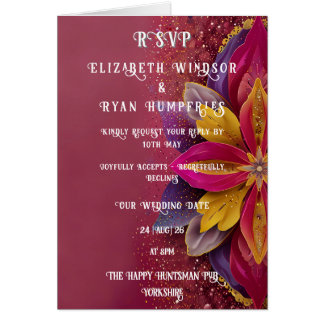Rosa florale Elegance Hochzeitskollektion
