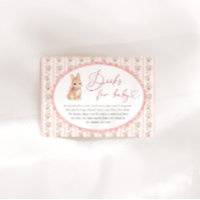 Rosa florale Häschen-Bücher für Baby