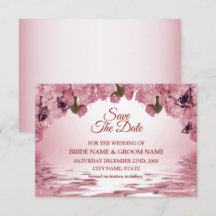 Rosa florale Natur Schmetterling Outdoor-Hochzeit