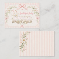 Rosa florale verrückte Gans Baby Shower Buchanfrag