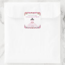 Rosa florales Quinceanera Party