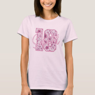 Rosa florales Sweet 16 Elegantes 16. Geburtstagsge T-Shirt