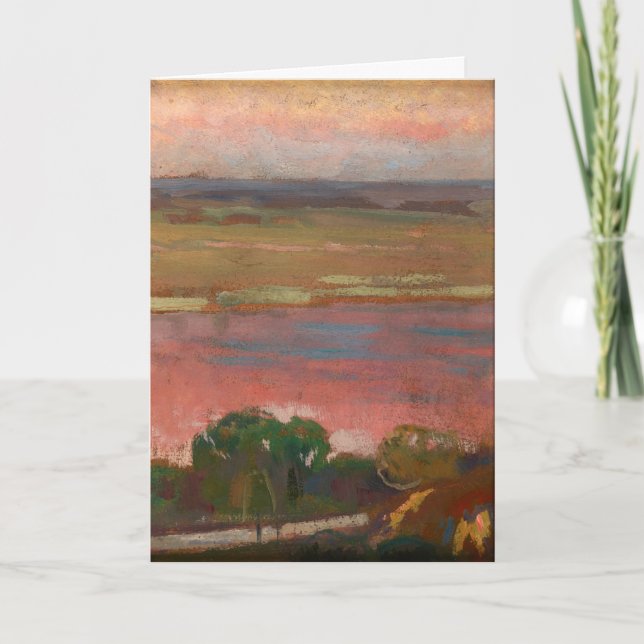 Rosa Fluss | Jan Stanisławski Karte (Vorderseite)