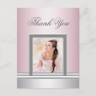 Rosa Foto danken Ihnen, das Allzweck UAWG zu Dankeskarte