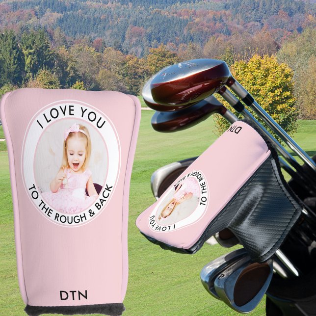 Rosa Foto Die sonnige Liebe Sie auf den Hügel und  Golf Headcover (Von Creator hochgeladen)
