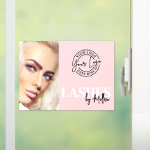 Rosa Foto Logo Wimpern