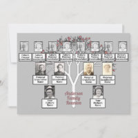 Rosa Fraktal Tree 3 Generation Family Wiedersehen