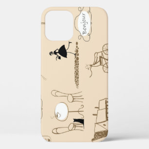 Rosa Französisch: Chic Muster Design. Case-Mate iPhone Hülle