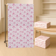 Rosa französische Toile De Jouy Pastorale Szenen m