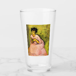 Rosa Frau (elegante Dame) (Portrait von Frauen) Ku Glas