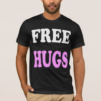 Rosa freies T-Shirt der Umarmungs-(T-Shirt)