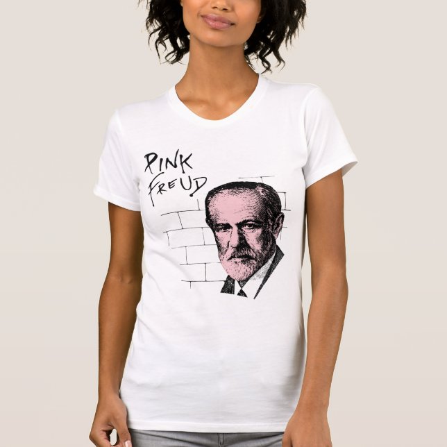 Rosa Freud Sigmund Freud T-Shirt (Vorderseite)