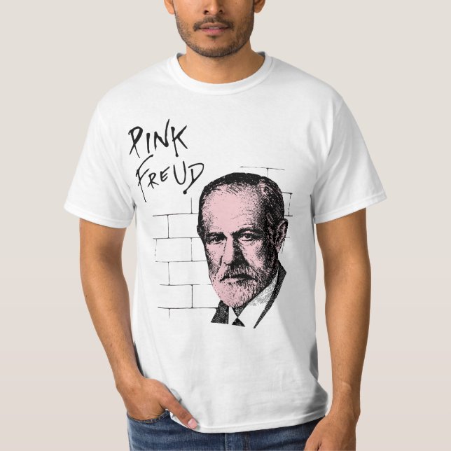 Rosa Freud Sigmund Freud T-Shirt (Vorderseite)
