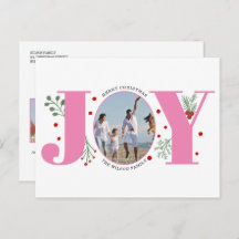 Rosa Freude mit Beeren Weihnachtsfeiertag Foto