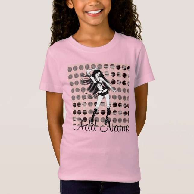 rosa Freundin Tänzerin  T-Shirt (Vorderseite)