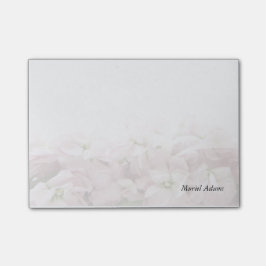Rosa Frühlings-Blumen verblassen Post-it Klebezettel