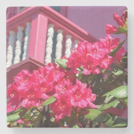 Rosa Frühlingsbalkon - Martha's Vineyard Steinuntersetzer