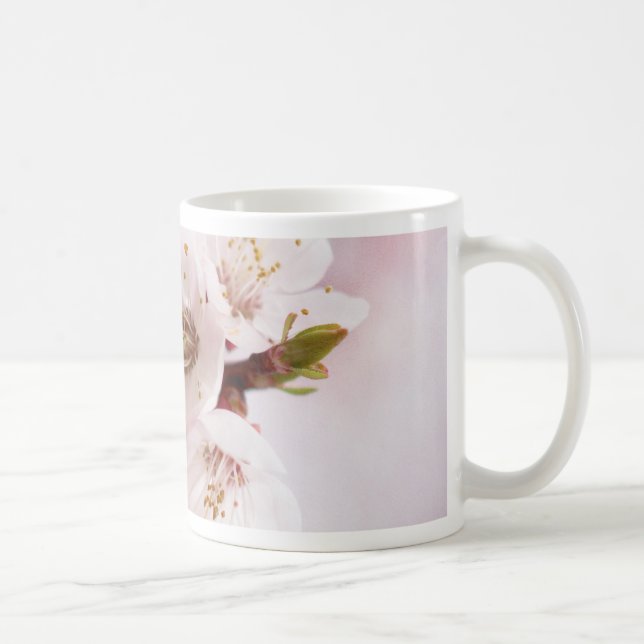 Rosa Frühlingsblüten Tasse (Rechts)