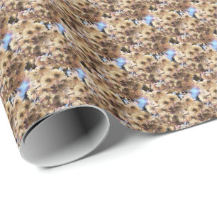 Rosa Frühlingssonne Blume blüht Natur Kunstmuster Geschenkpapier