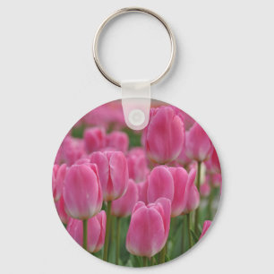 Rosa Frühlingtulis Schlüsselanhänger
