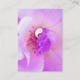 *~* rosa Fuchia Lavendel-violette Rose mit Blumen Visitenkarte