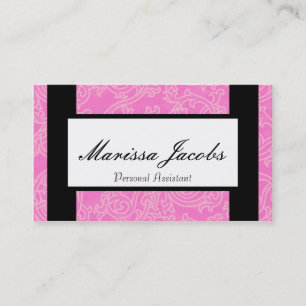 Rosa führt persönlicher Assistenten-Visitenkarte Visitenkarte