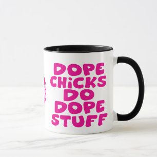 Rosa Funkafro-Küken-Schmieren-Material-Tasse Tasse