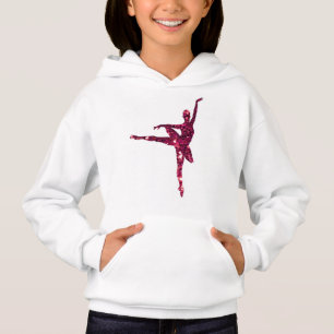 Rosa funkelnd Ballerina Hoodie