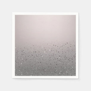 Rosa Funkelnd Glitzer Sweet 16 Birthday Party Serviette