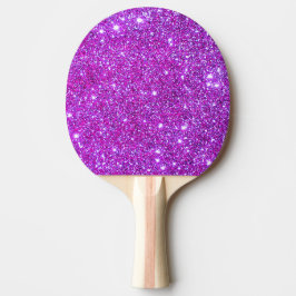 Rosa funkelnd GlitzerGirly Ping Pong Paddel 4 Tischtennis Schläger
