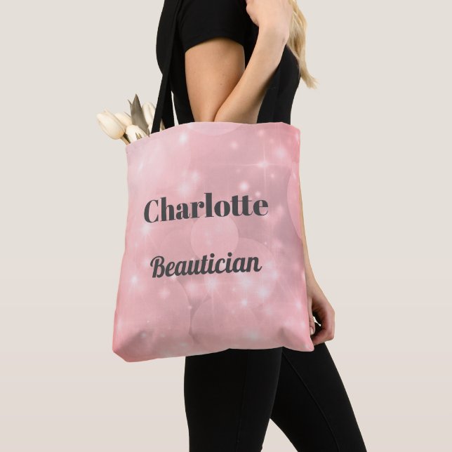 Rosa funkelnd Personalisiertes Beautician (Von Nahem)