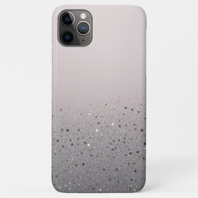 Rosa funkelnder Glitter Schimmer Case-Mate iPhone Hülle (Rückseite)