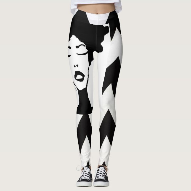Rosa für B&W Zig Zag Leggings (Vorderseite)