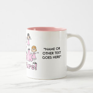 Rosa für eine Heilungs-kundengerechte Tasse