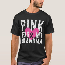 Rosa für meine Oma-Brustkrebs-Bewusstseinsfamilie T-Shirt