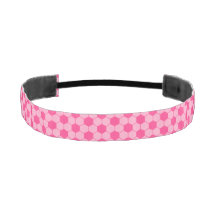 Rosa-Fußball-Headband